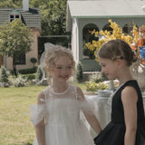 Noir Pearl Tulle Dress