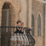 Noir Pearl Tulle Dress