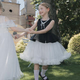 Noir Pearl Tulle Dress