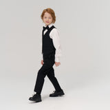 Noir Bloom Suit Vest