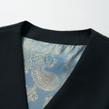 Noir Bloom Suit Vest