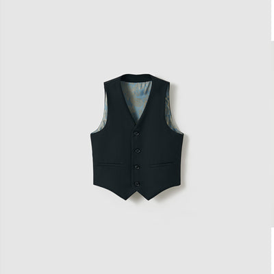 Noir Bloom Suit Vest
