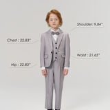 Silver Bloom Suit Pants