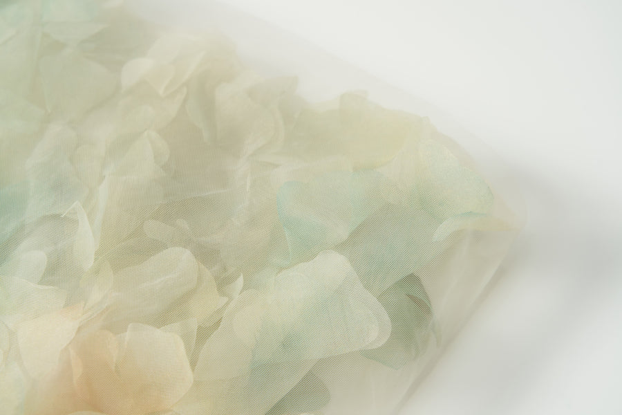 Verdant Petal Tulle Dress