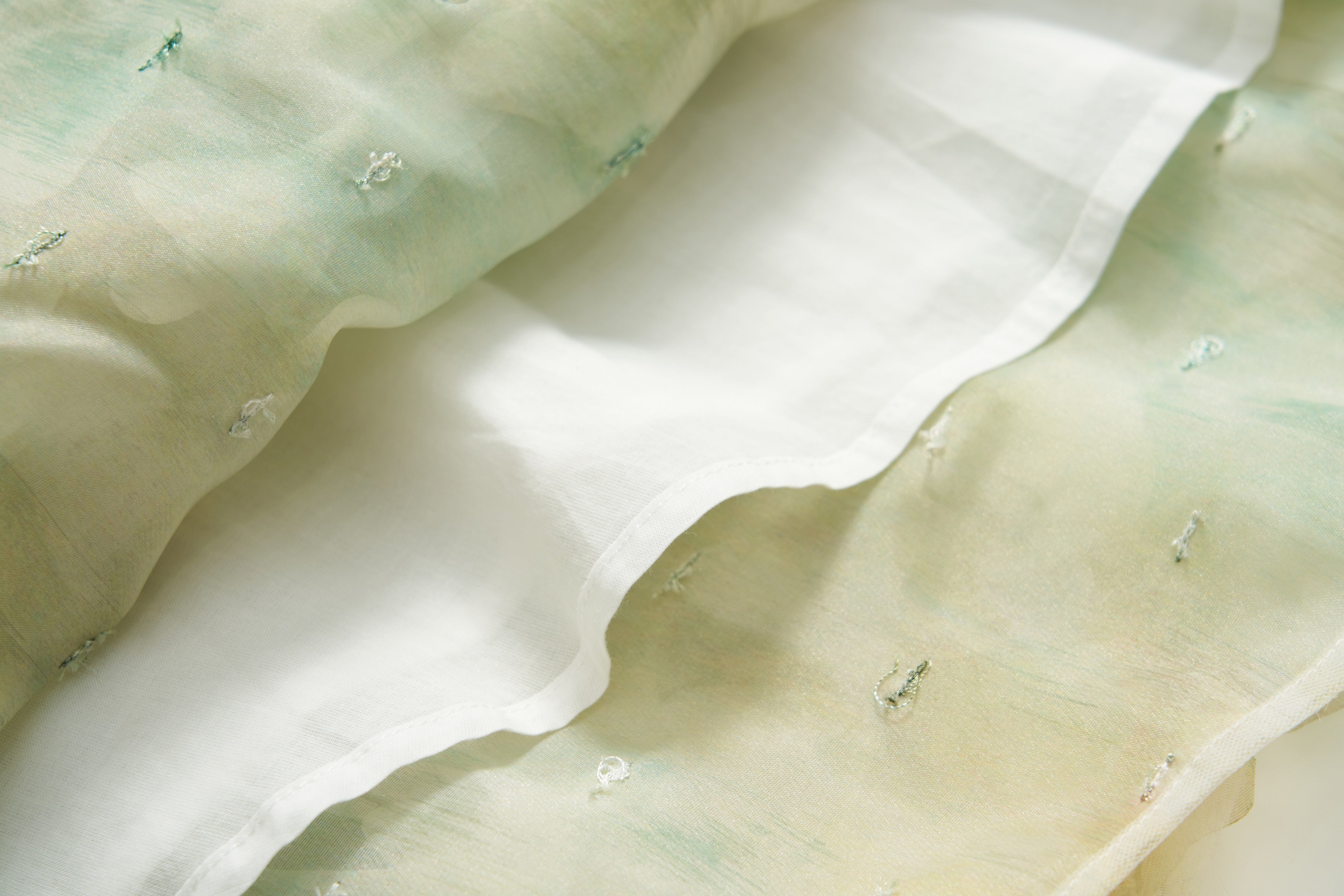 Verdant Petal Tulle Dress