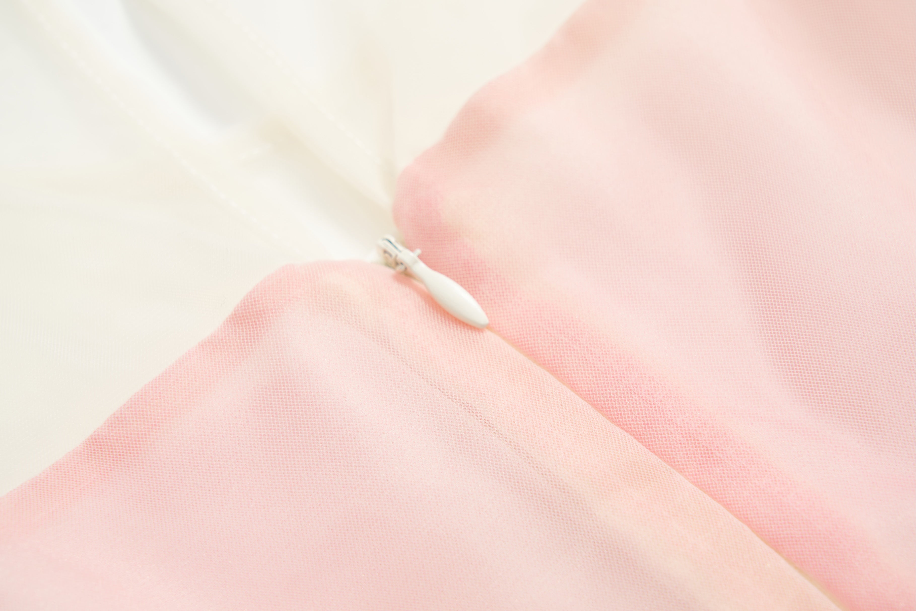 Peach Blossom Petal Tulle Dress