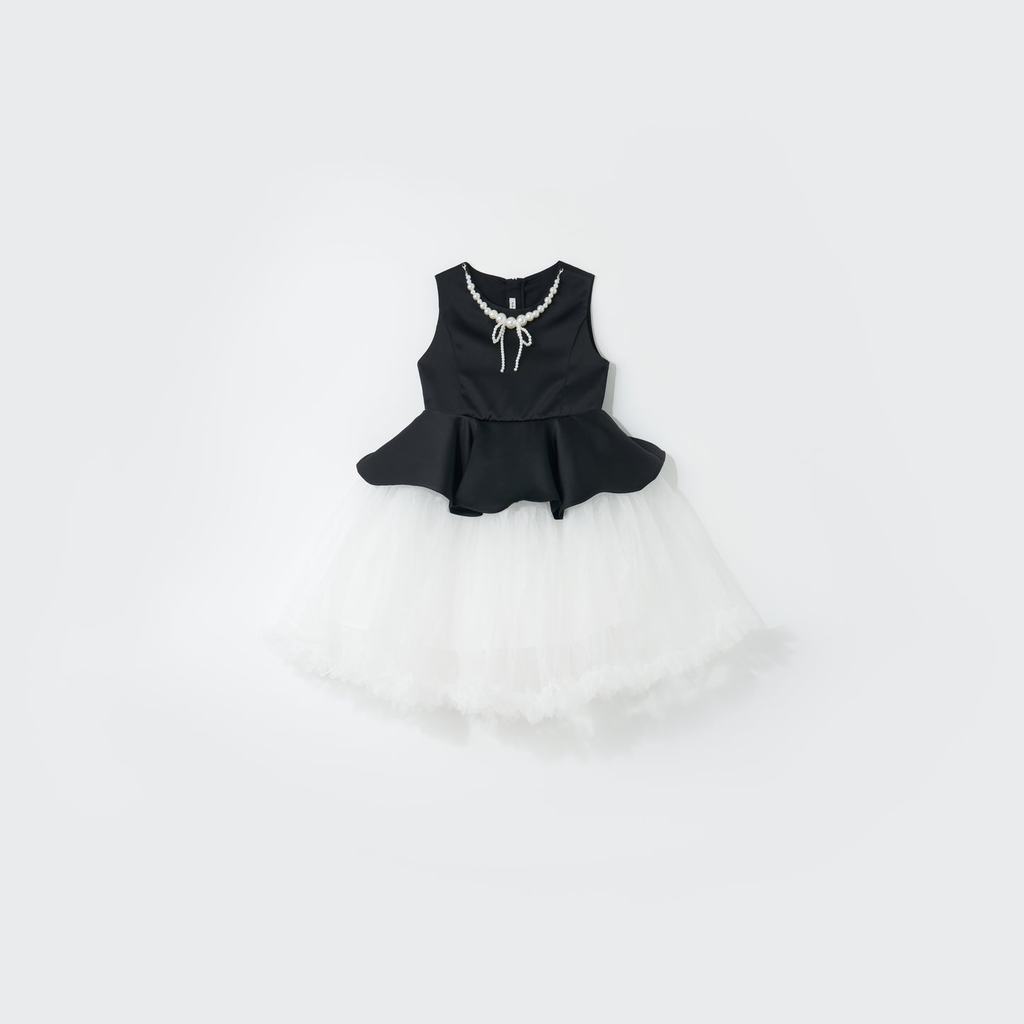Noir Pearl Tulle Dress