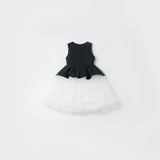 Noir Pearl Tulle Dress