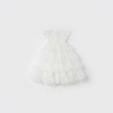Petal Cascade Puff Tulle Dress