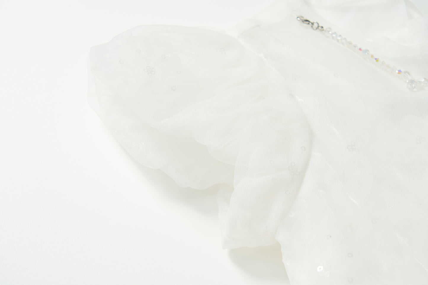 Petal Cascade Puff Tulle Dress