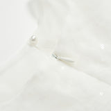 Petal Cascade Puff Tulle Dress