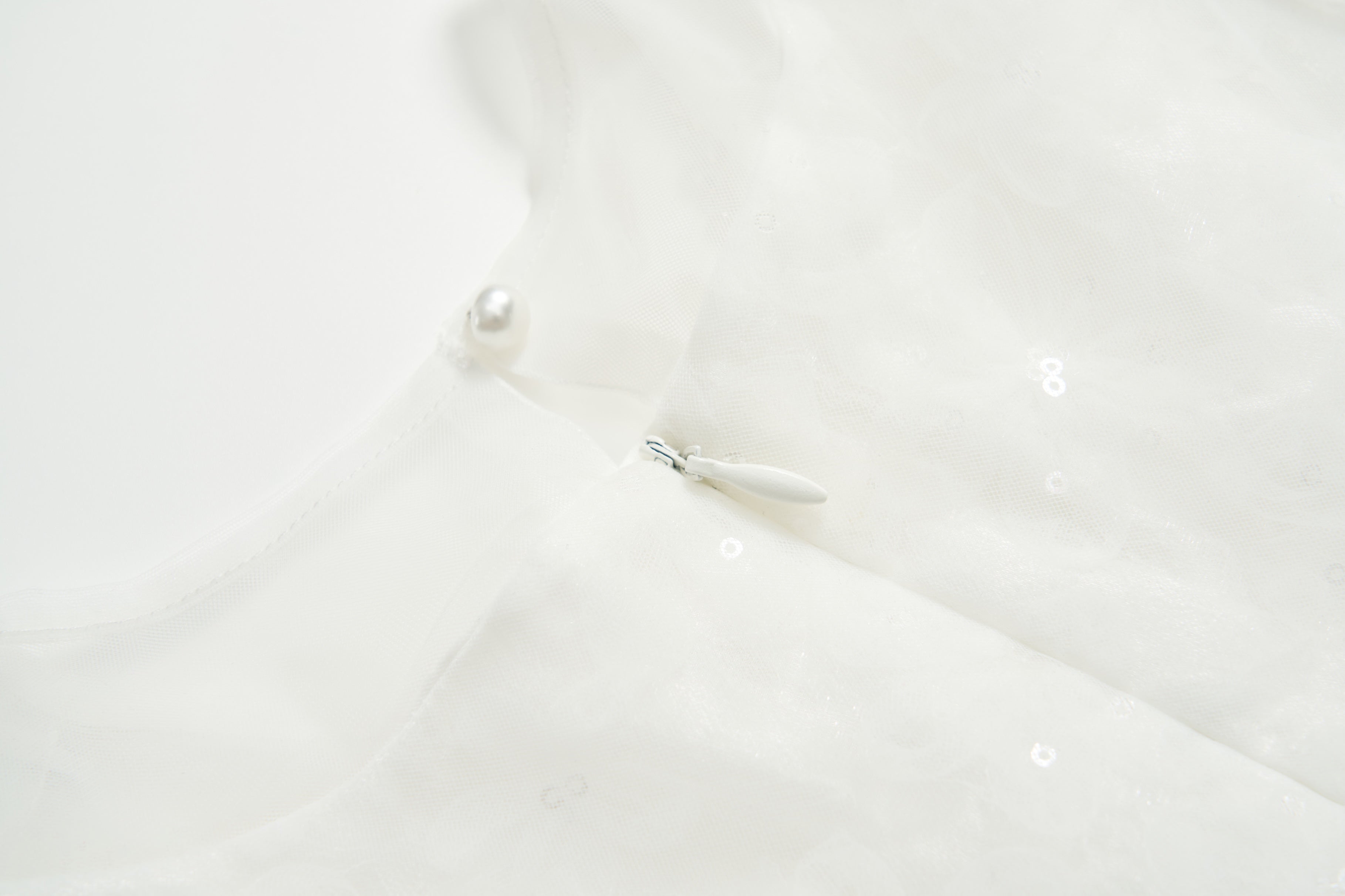 Petal Cascade Puff Tulle Dress