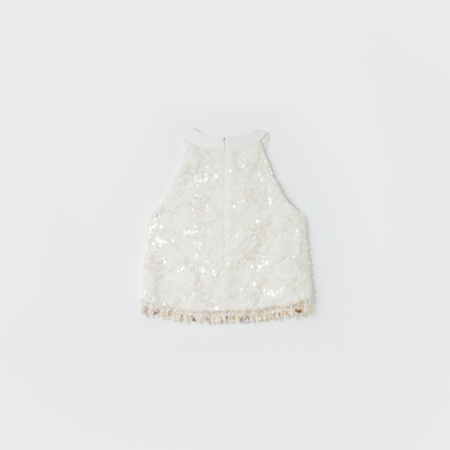 Seaside Pearl Shell Top