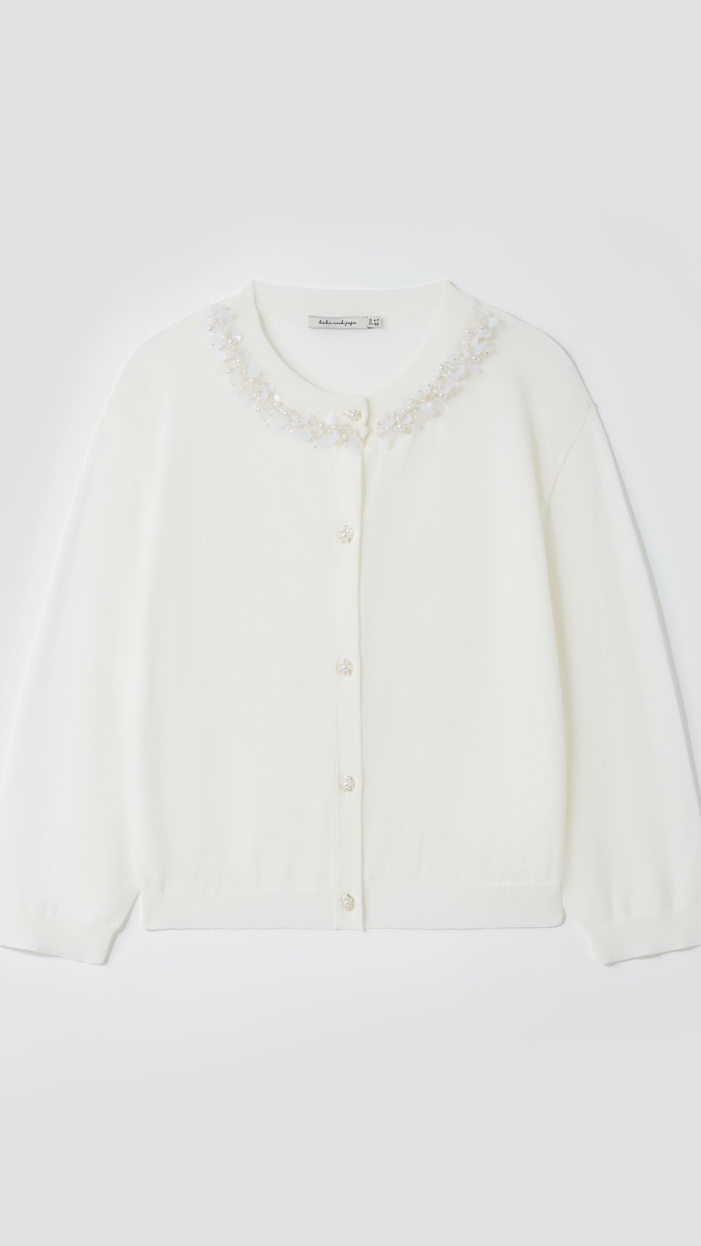 Cloud Blossom Lyocell Knit Cardigan