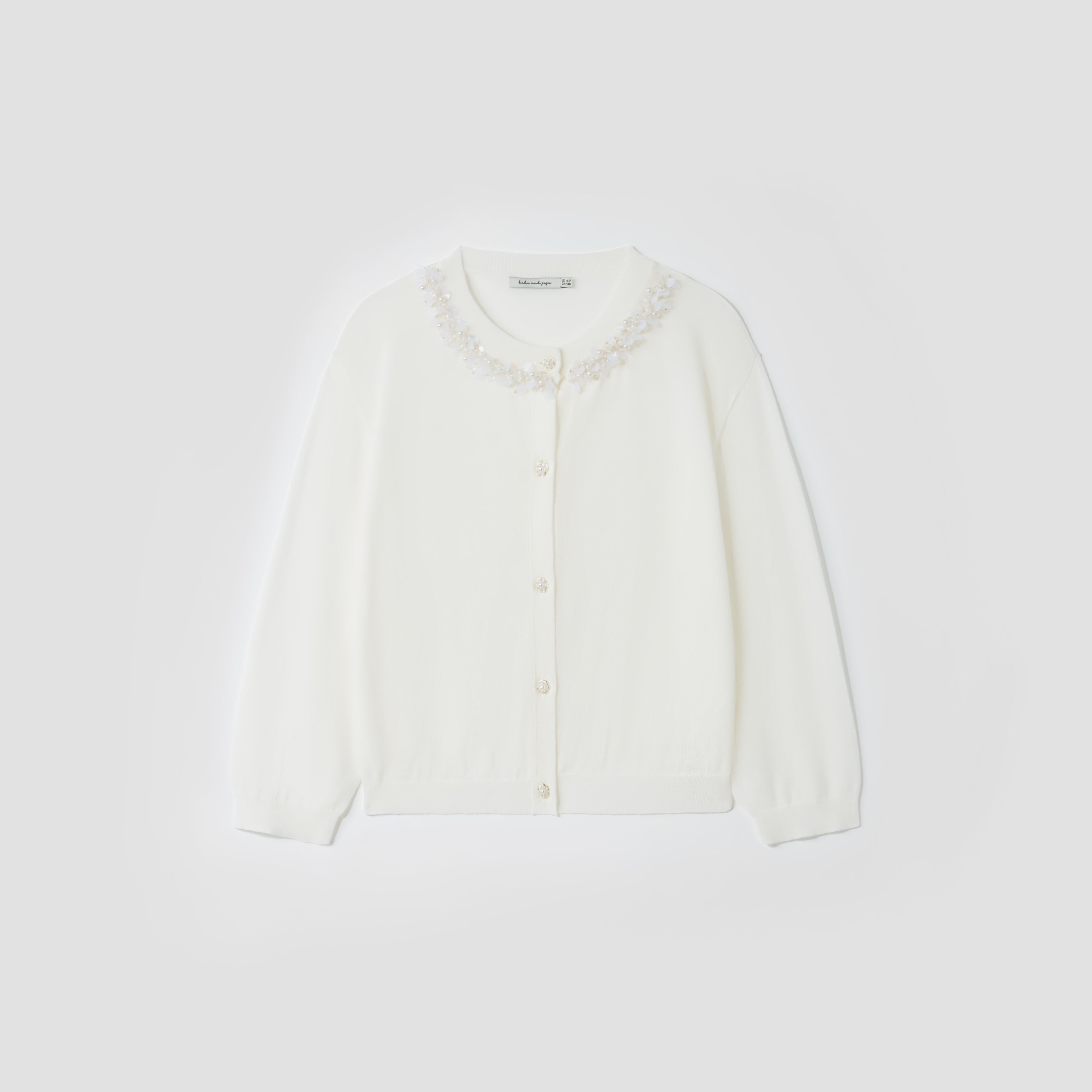 Cloud Blossom Lyocell Knit Cardigan