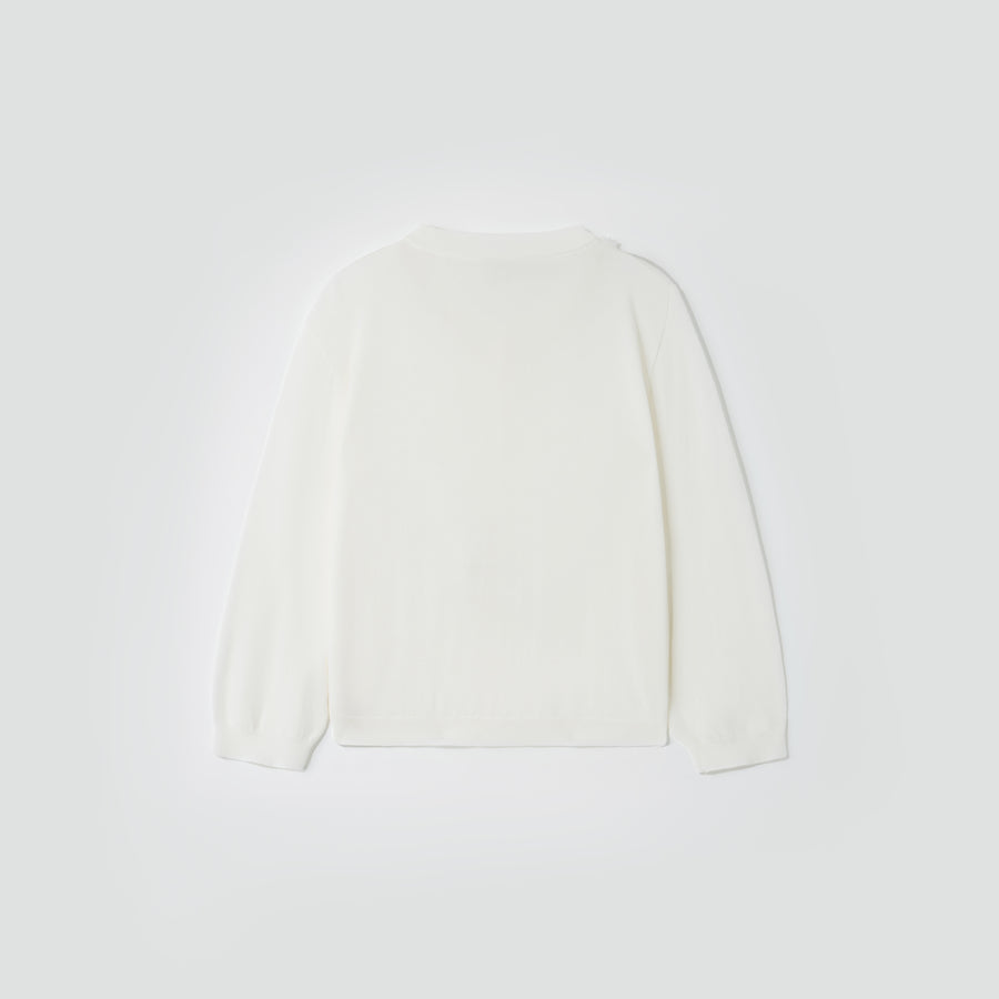 Cloud Blossom Lyocell Knit Cardigan