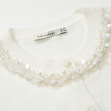 Cloud Blossom Lyocell Knit Cardigan