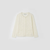 Pearl Petals Knit Cardigan