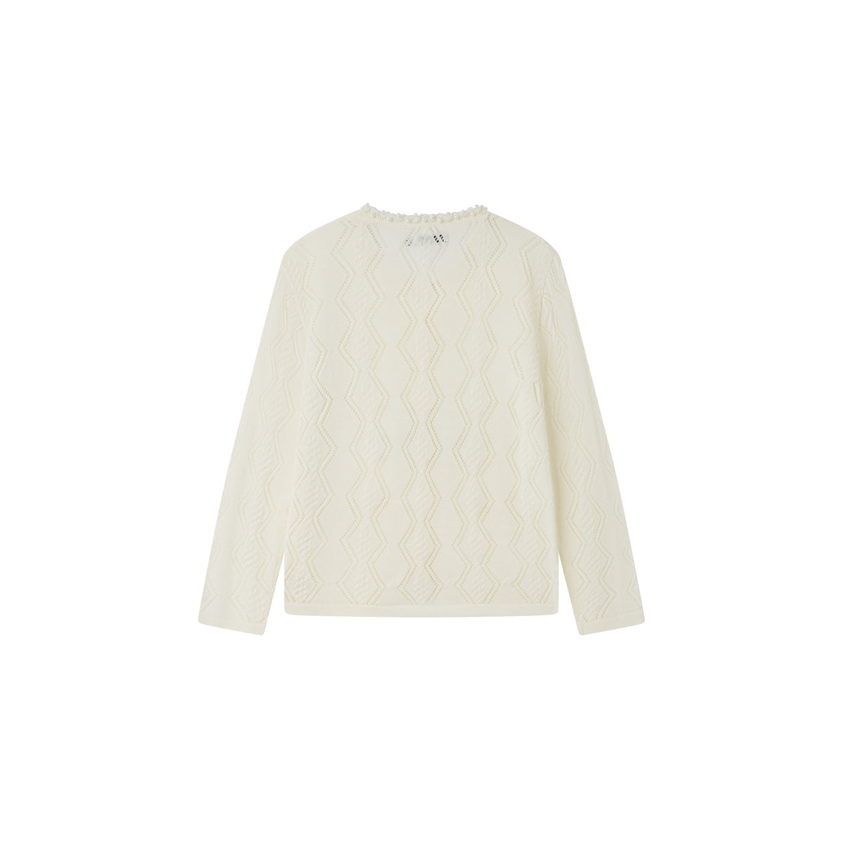 Pearl Petals Knit Cardigan