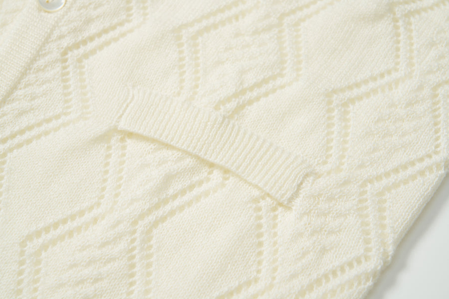 Pearl Petals Knit Cardigan