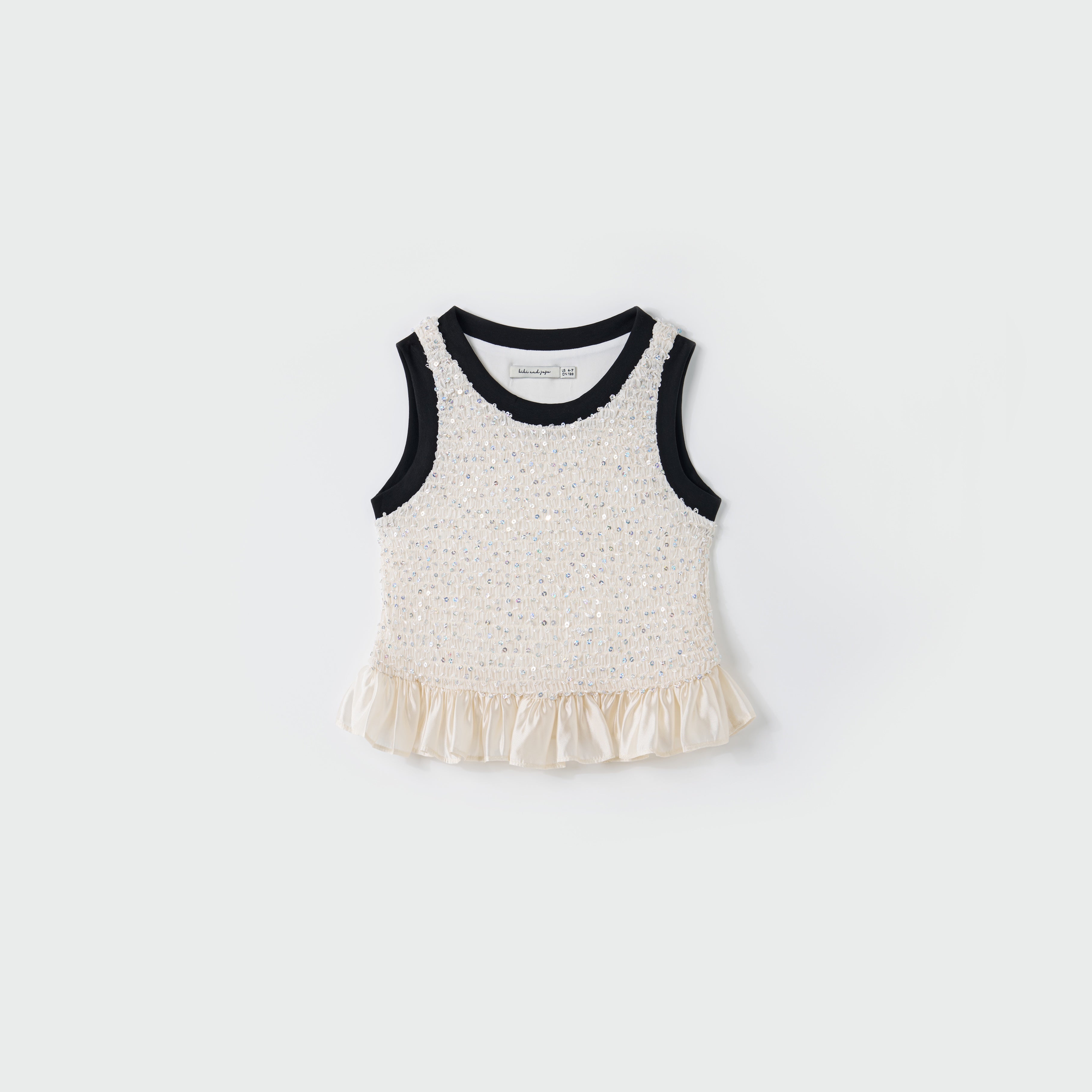 Petal Glimmer Sleeveless Top
