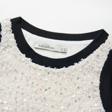 Petal Glimmer Sleeveless Top