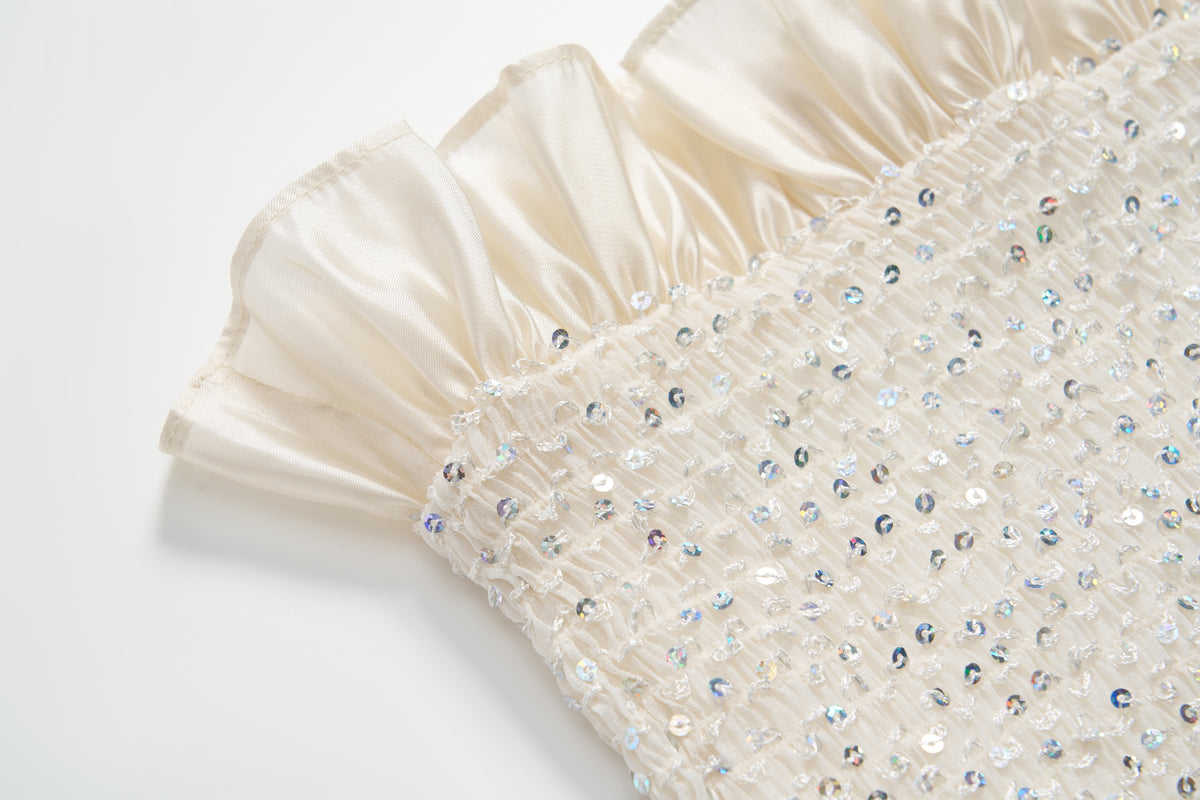 Petal Glimmer Sleeveless Top