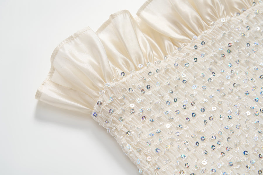 Petal Glimmer Sleeveless Top