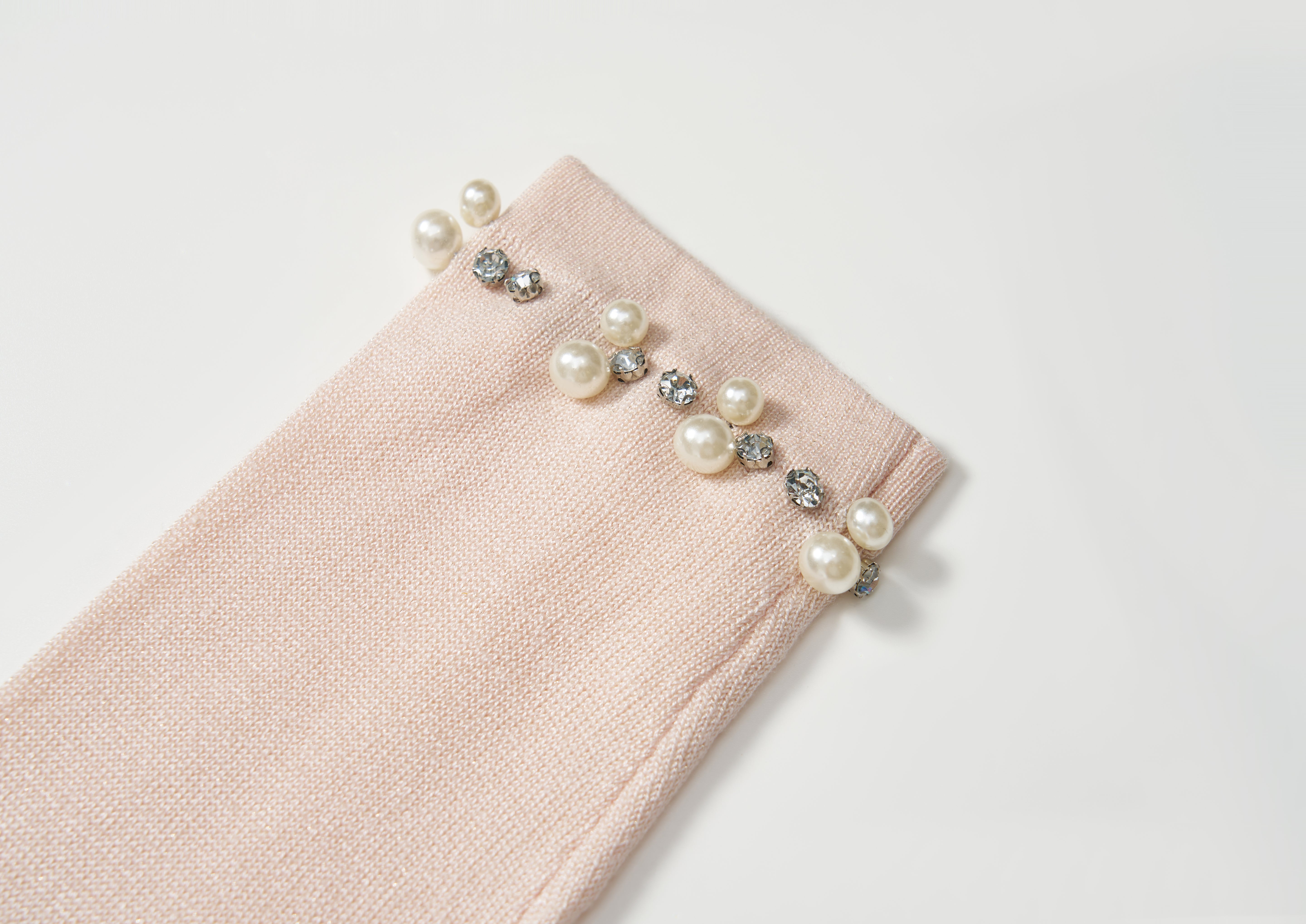 Blush Petal Pearl Knit Cardigan