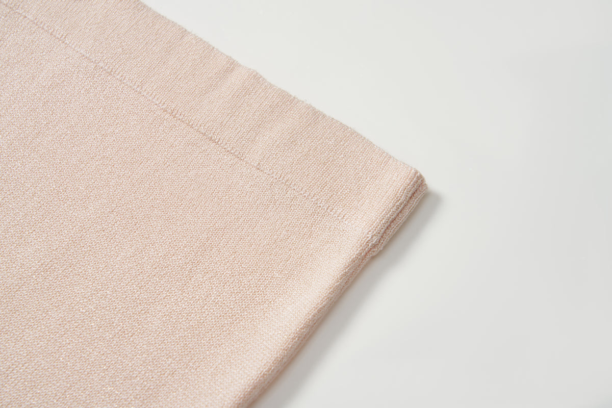 Blush Petal Pearl Knit Cardigan