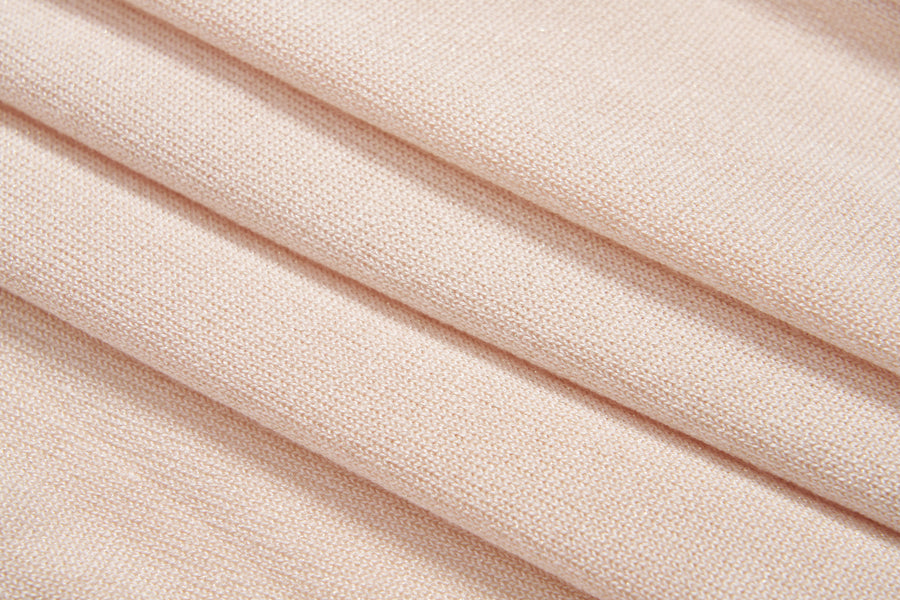 Blush Petal Pearl Knit Cardigan