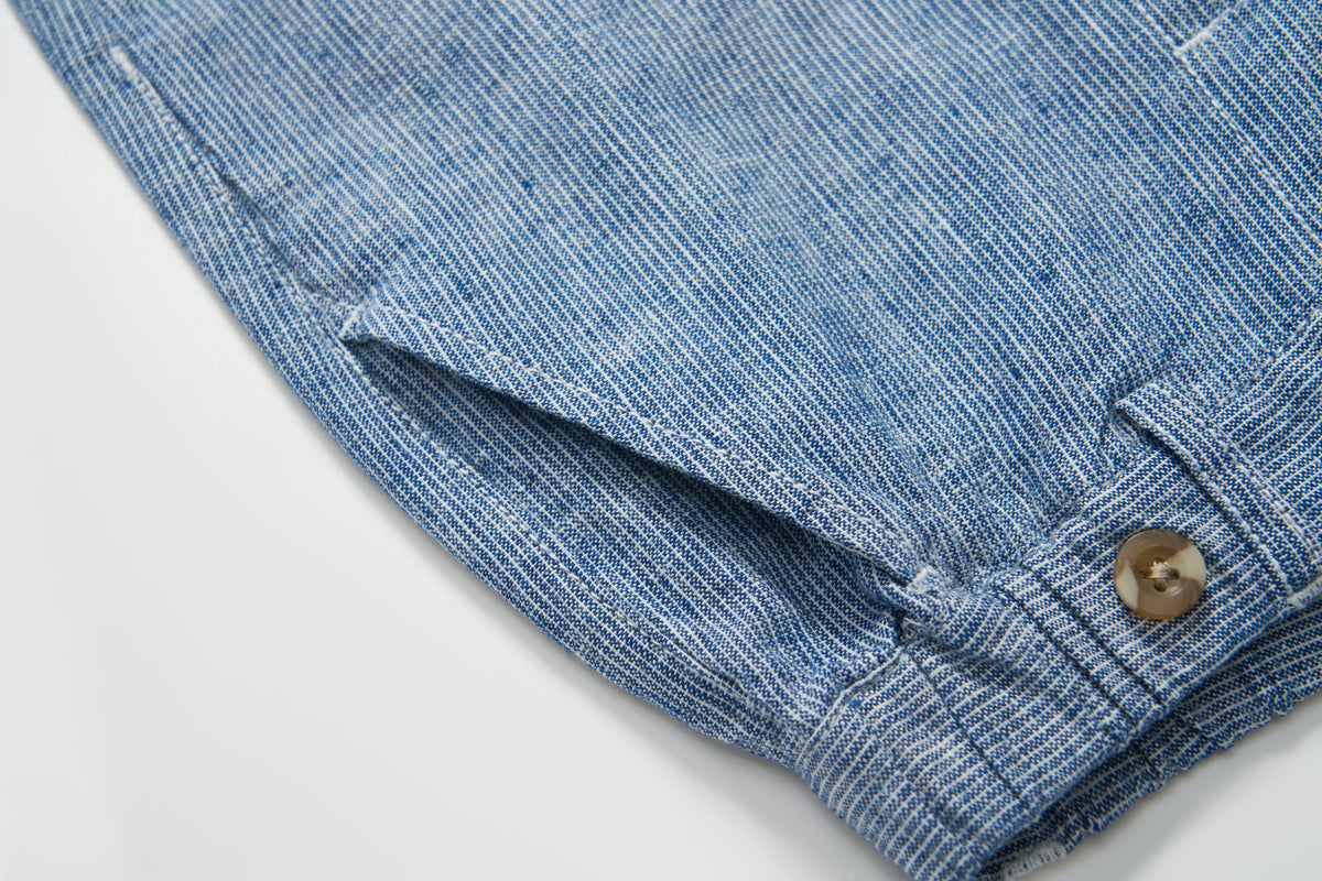 Riviera Linen Cotton Pants with Suspenders