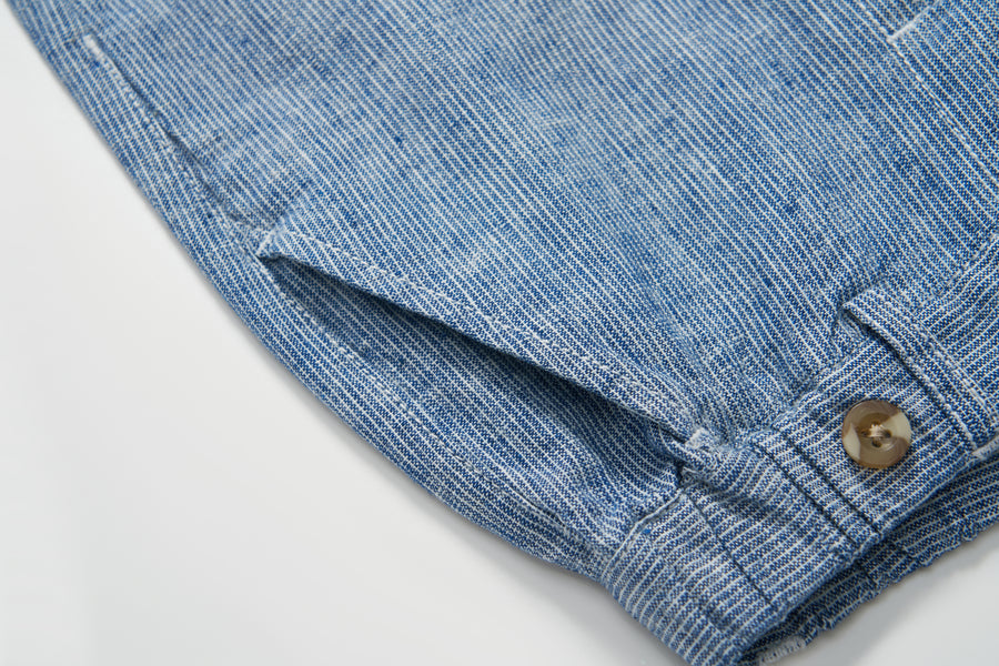 Riviera Linen Cotton Pants with Suspenders