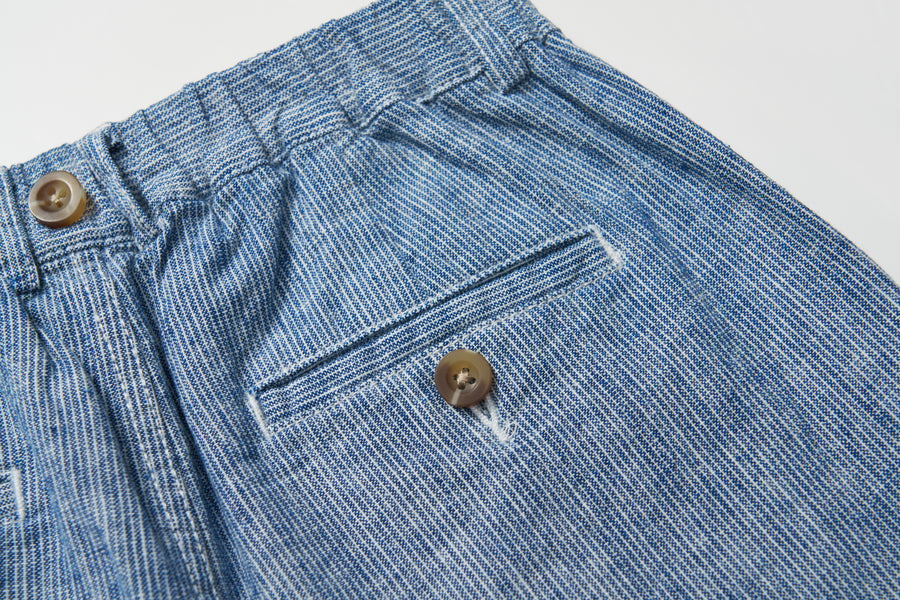 Riviera Linen Cotton Pants with Suspenders