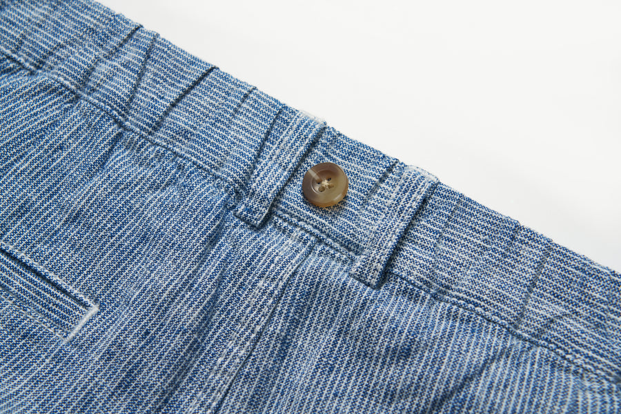 Riviera Linen Cotton Pants with Suspenders
