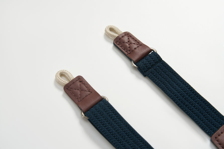 Riviera Linen Cotton Shorts with Suspenders