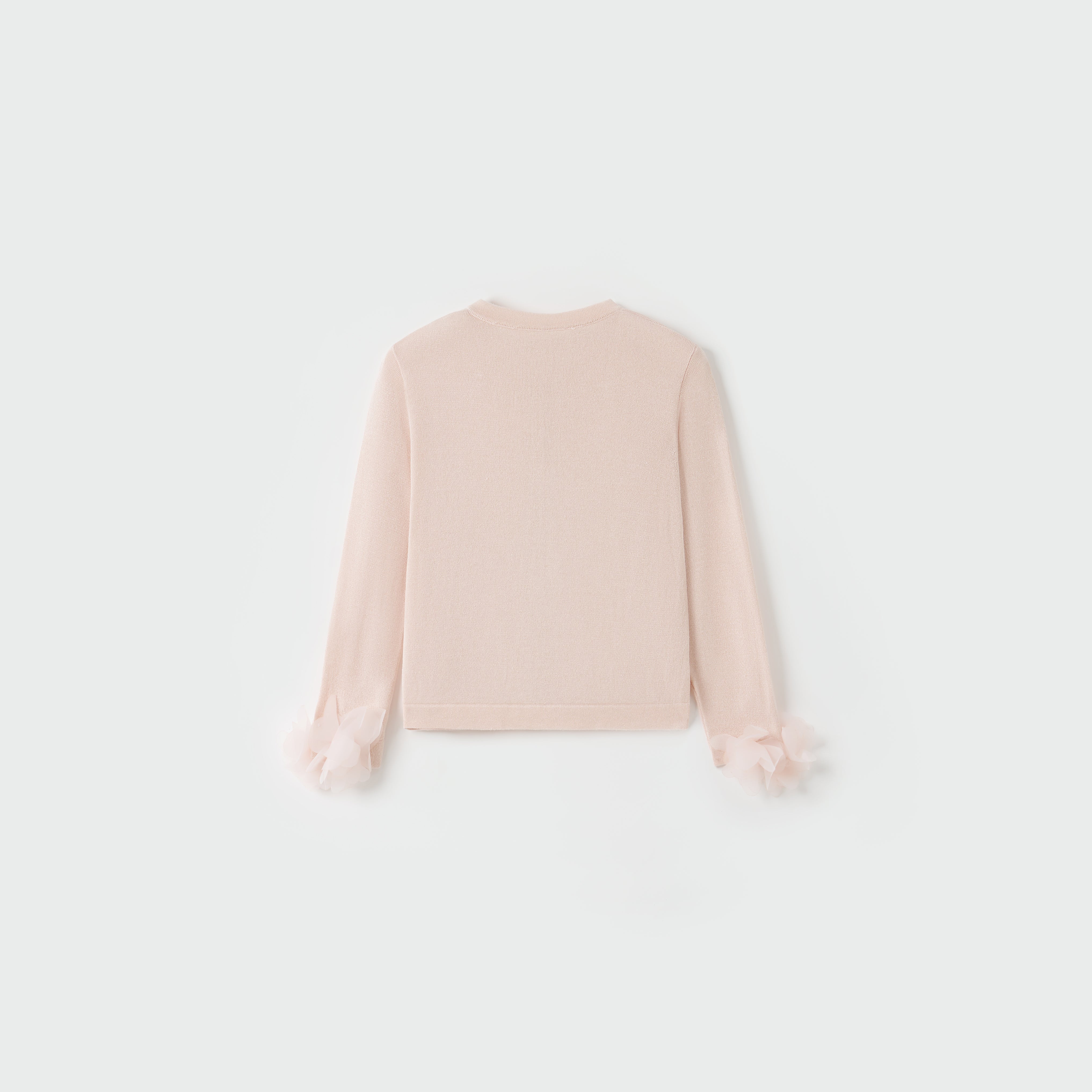 Blush Petal Bloom Knit Cardigan