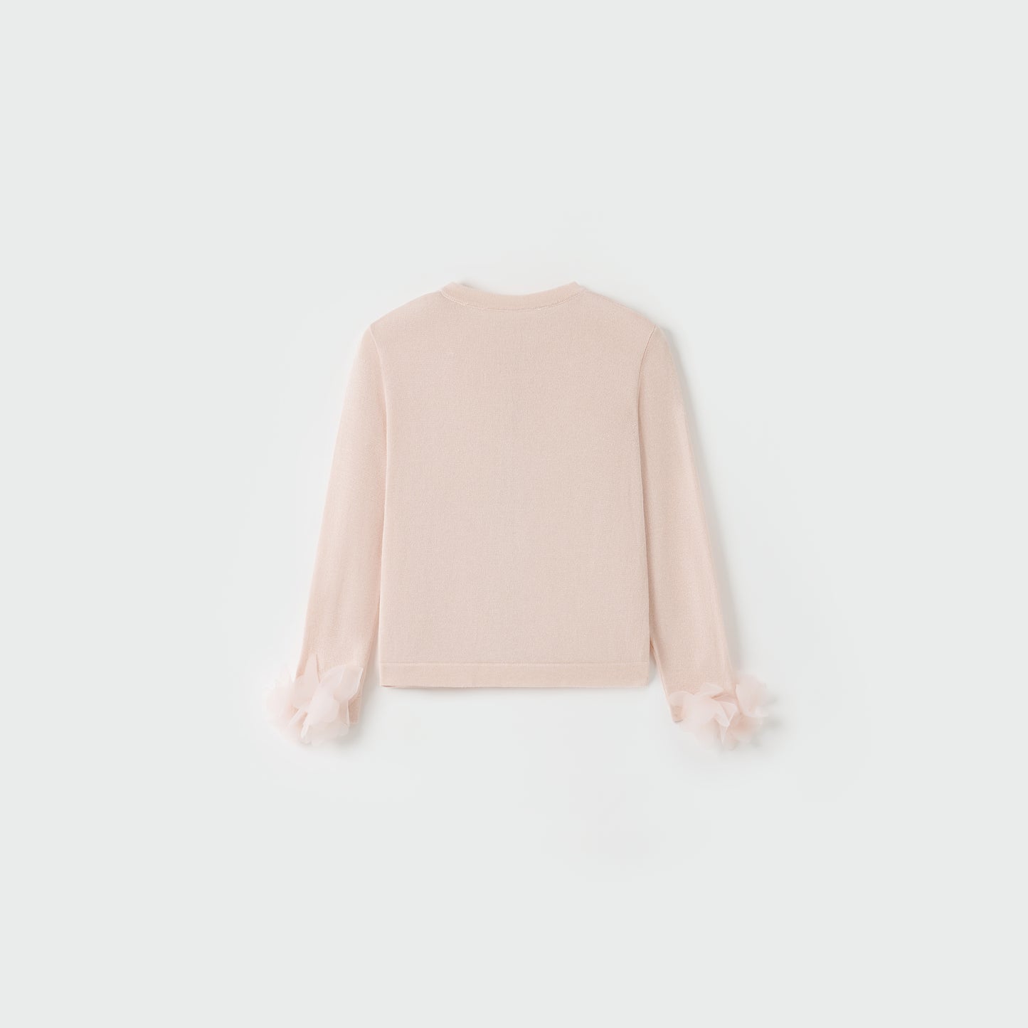 Blush Petal Bloom Knit Cardigan