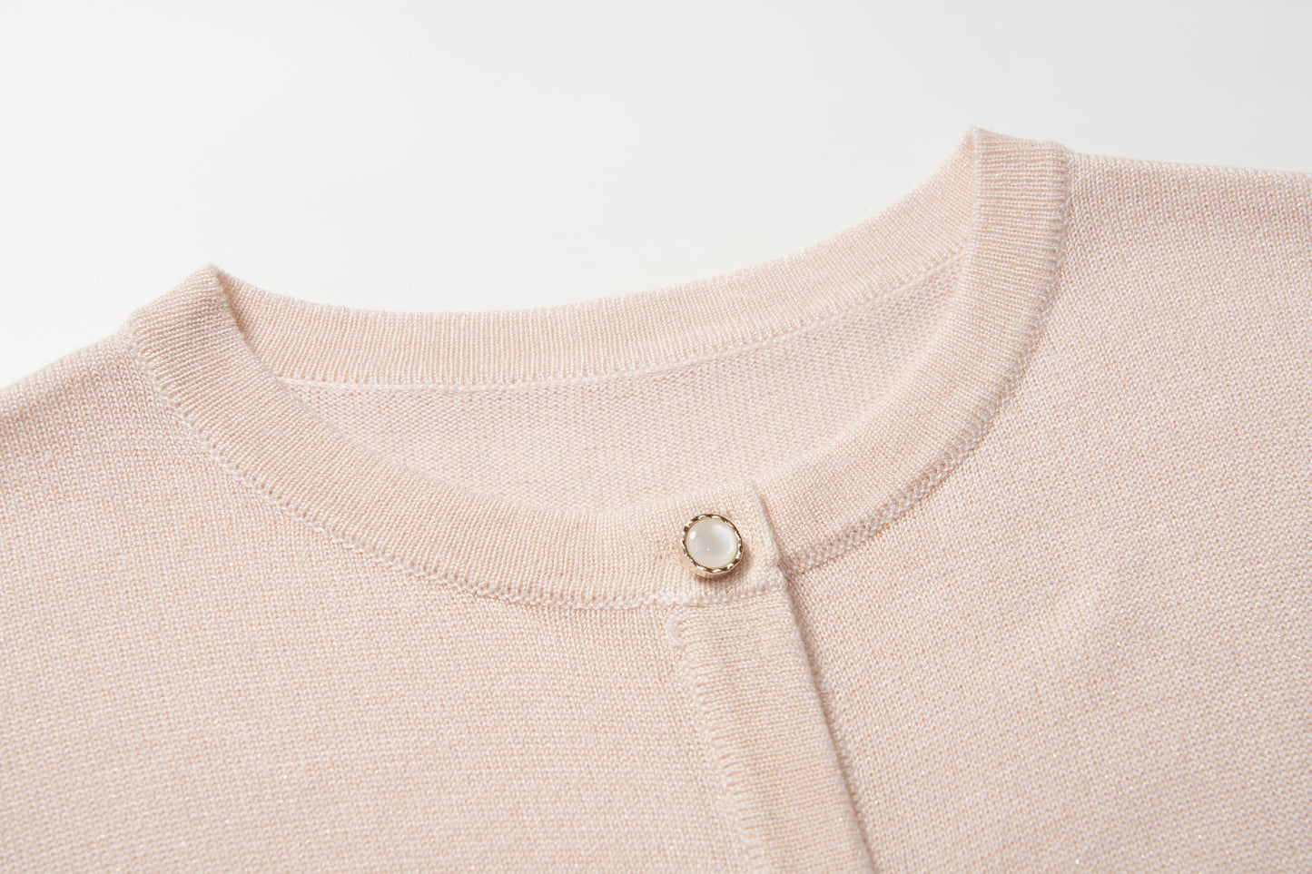 Blush Petal Bloom Knit Cardigan