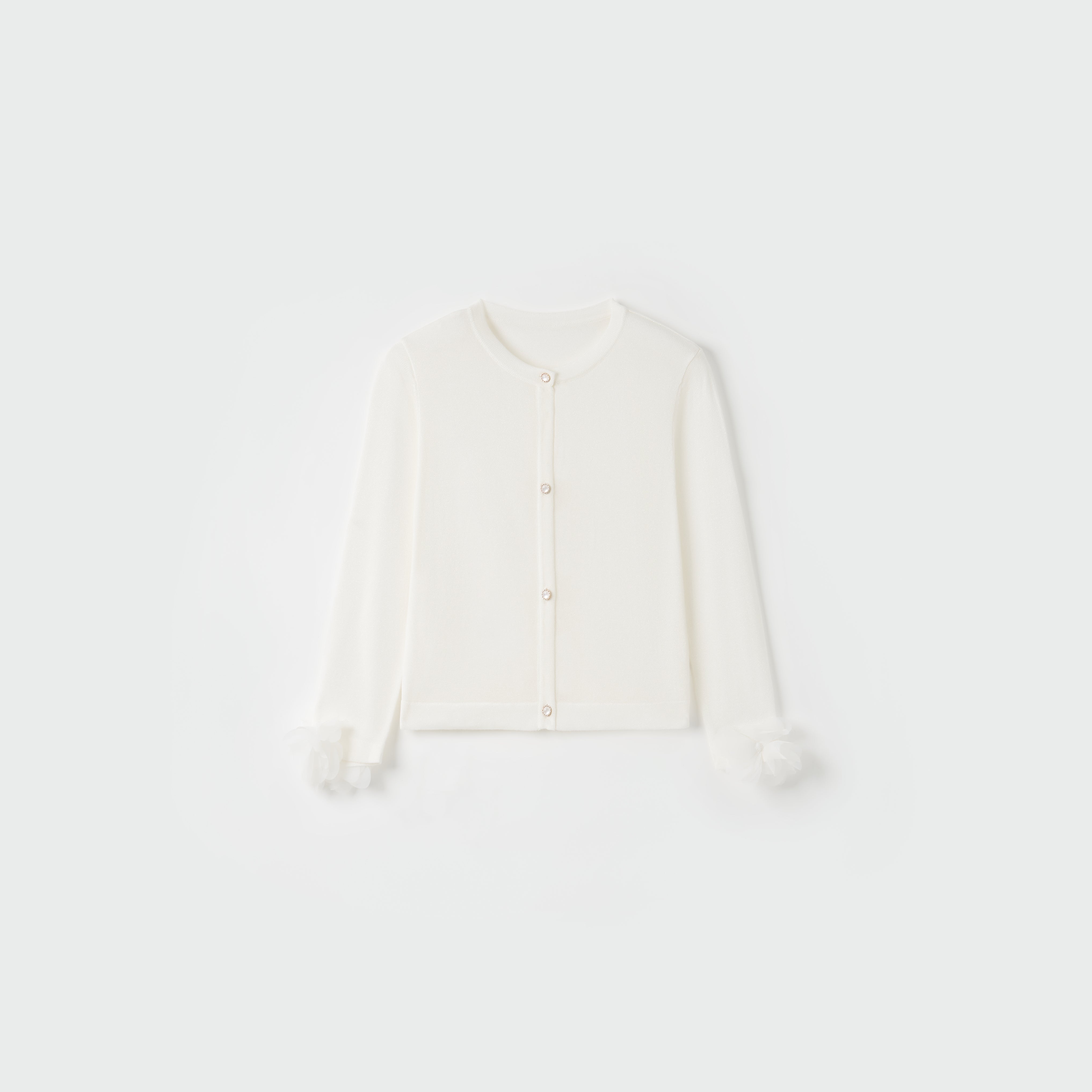 Cloud Petal Bloom Knit Cardigan