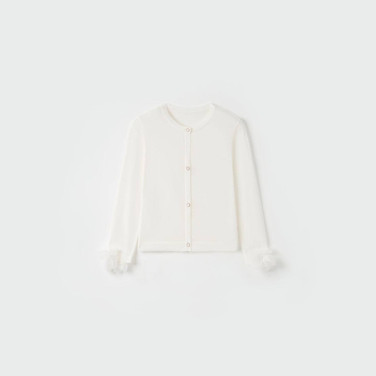 Cloud Petal Bloom Knit Cardigan
