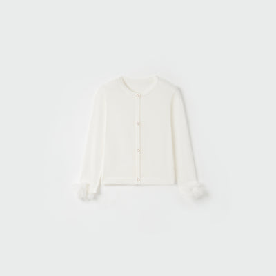 Cloud Petal Bloom Knit Cardigan
