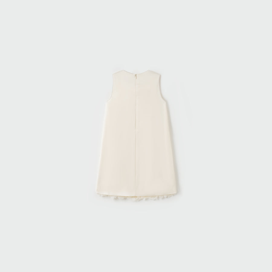 Apricot Petal Reverie Dress