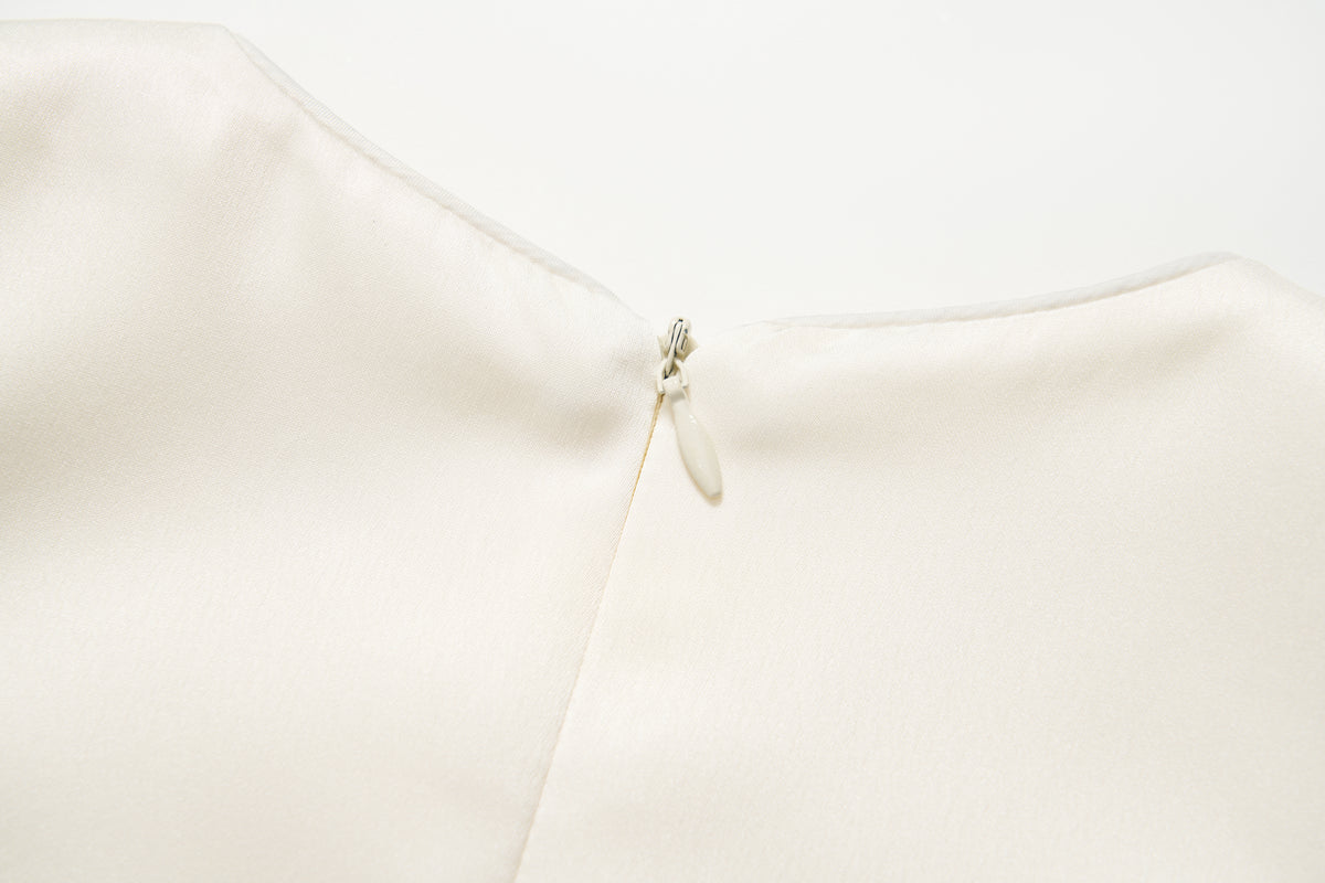 Apricot Petal Reverie Dress