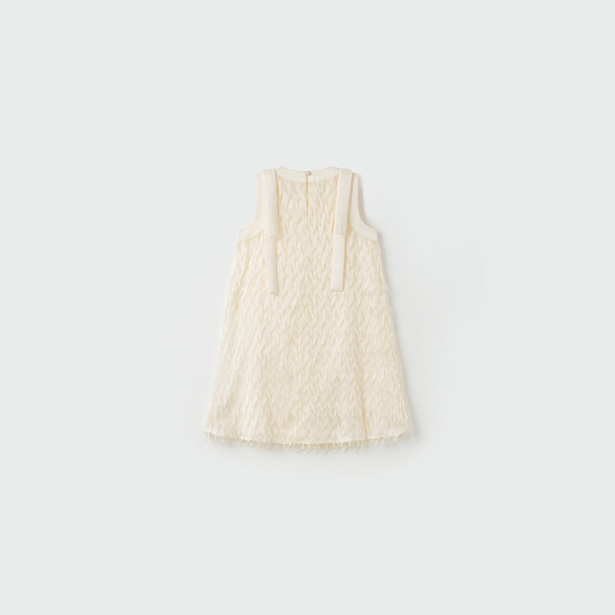 Champagne Fringe Whisper Dress