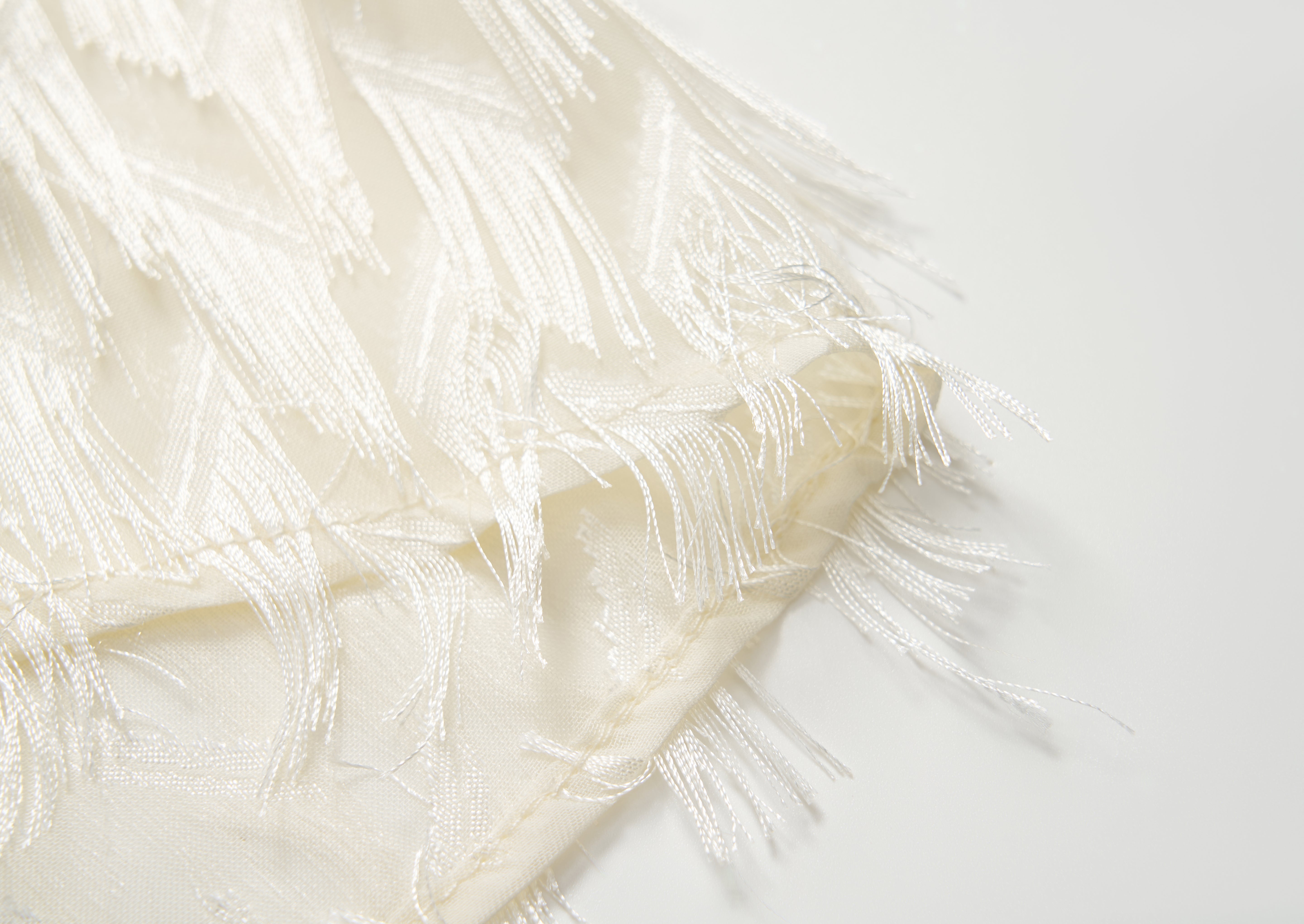Champagne Fringe Whisper Dress