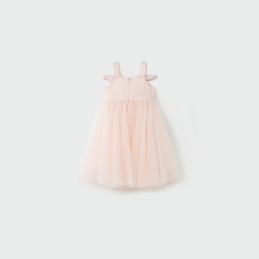 Blush Ripple Bloom Dress