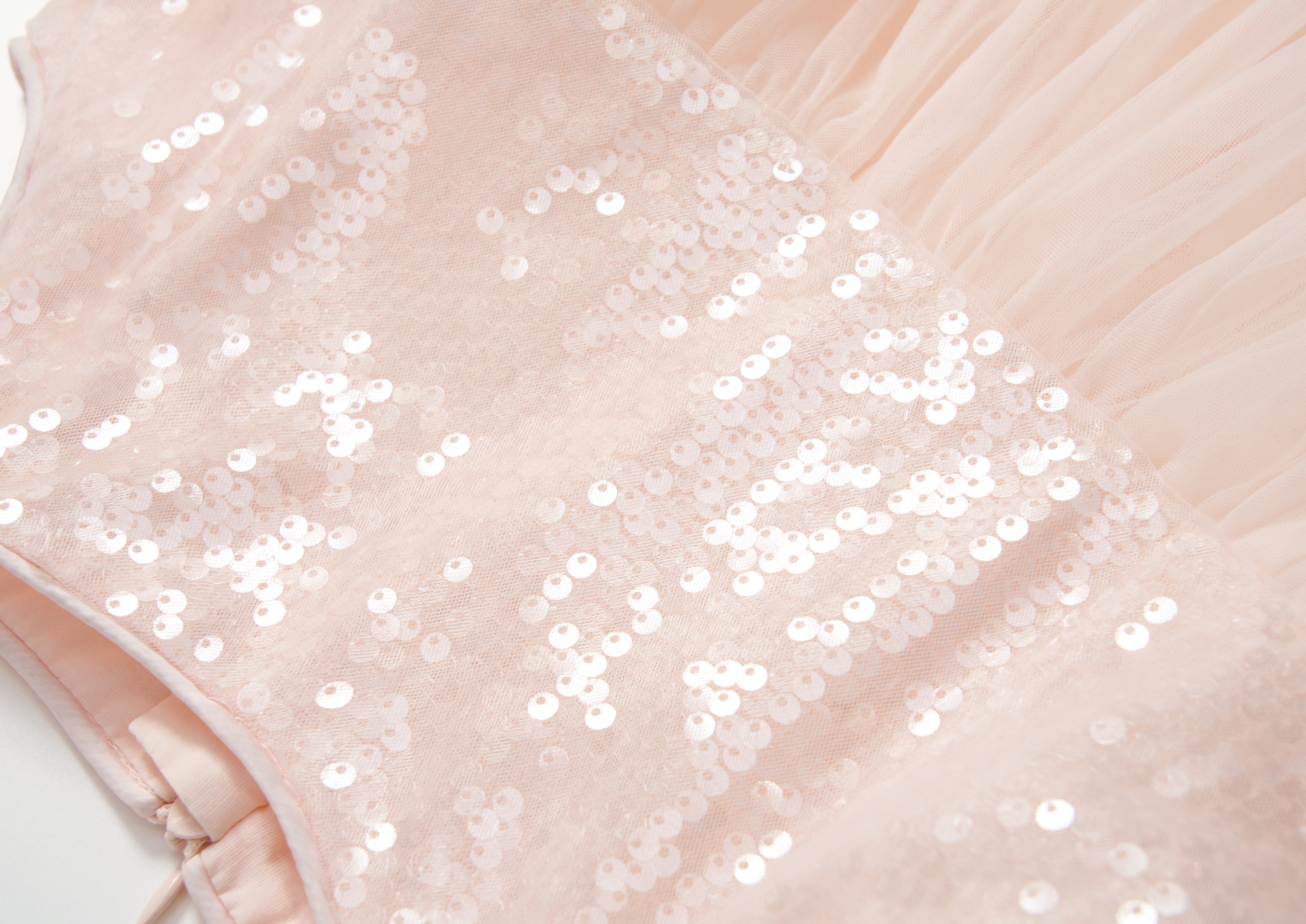 Blush Ripple Bloom Dress