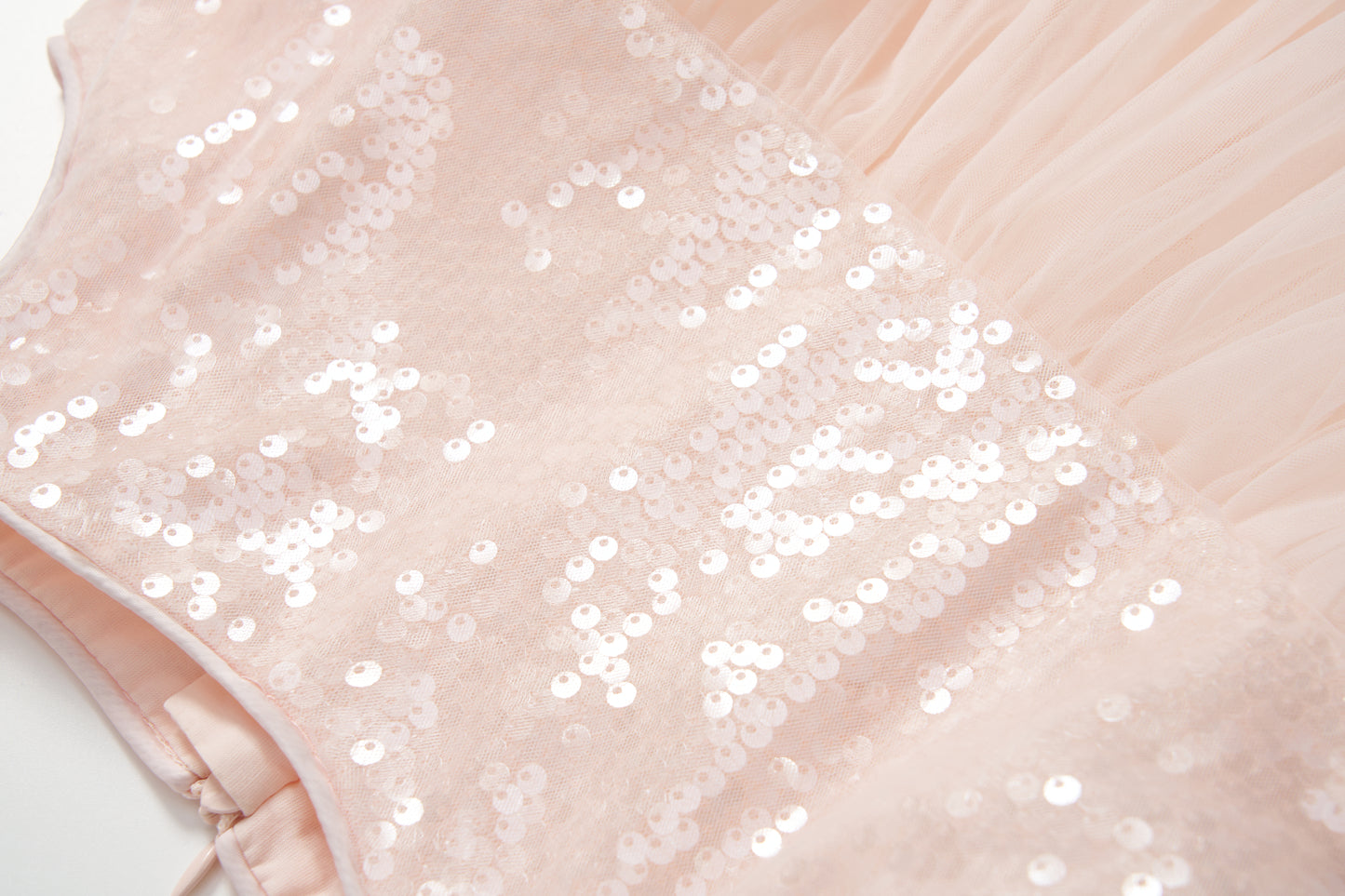 Blush Ripple Bloom Dress