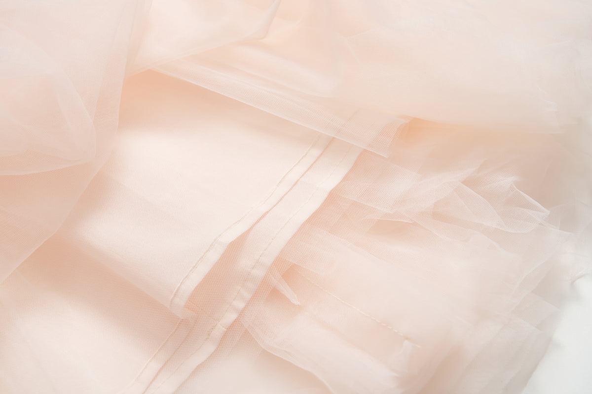 Blush Ripple Bloom Dress